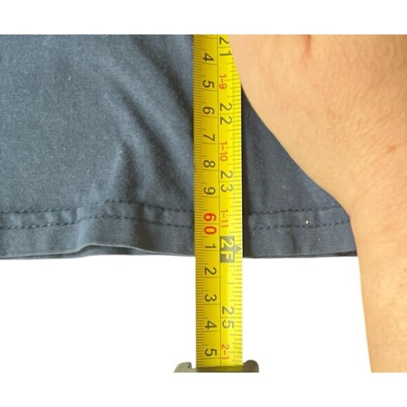 Vans Boy's Checker Palms T-Shirt Classic Fit Navy Size Large - Picture 5 of 5